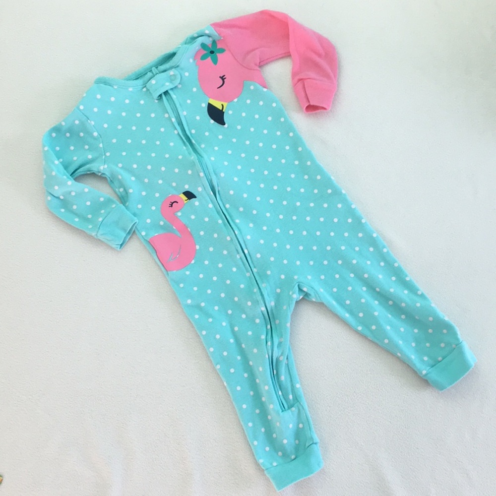 🦩 Flamingo Polka Dot Pajamas 🦩
